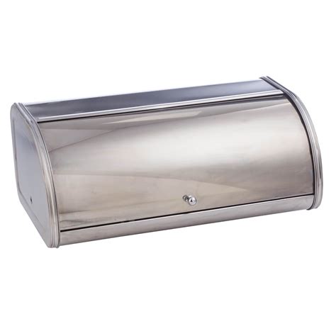 Sur La Table Stainless Steel Bread Box, Silver